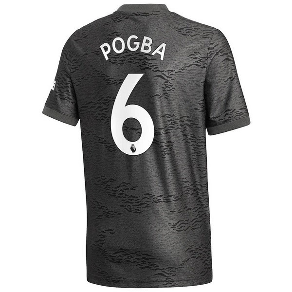 Maglia Manchester United NO.6 Pogba Away 20/21 Nero